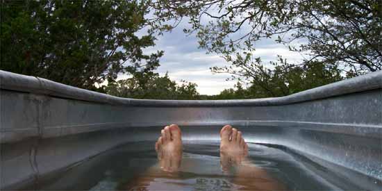 Steve in the Tub at Babble On Industries.