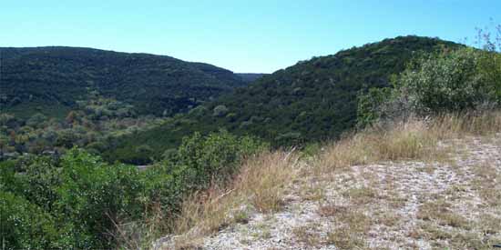 The Road between Barksdale and Leakey near Babble On Industries.