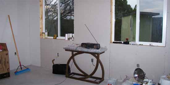 Louise Blue Granite Table.