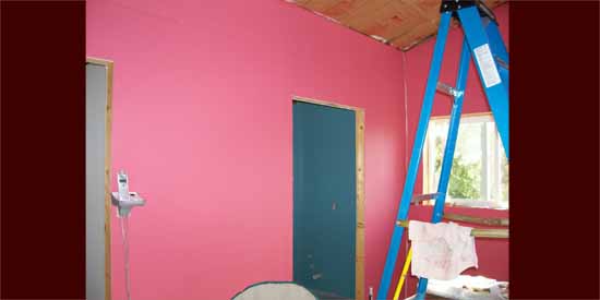 Kitchen and Bath Walls.