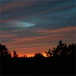 Sunset.