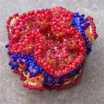 Three Layer Flower by Jane Kimmel Bead Artist